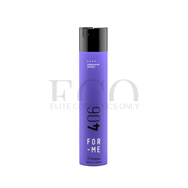 Лак сильной фиксации Framesi FOR-ME 406 HOLD&BRUSH ME HAIRSPRAY, 500 мл