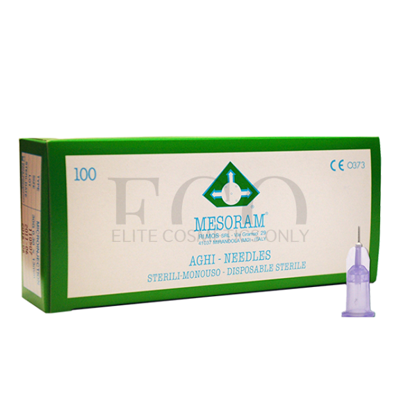 Голки ін'єкційні MESORAM 30G 0,3 х 4 мм, 1 уп