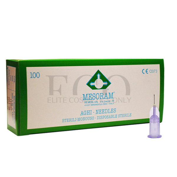 Голки ін'єкційні MESORAM 30G 0,3 х 6 мм, 1 уп