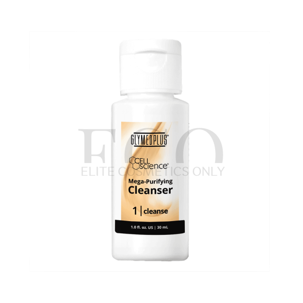 Cream cleanser with vitamin E and lavender Glymed Mega-Purifying Cleanser, 30 ml