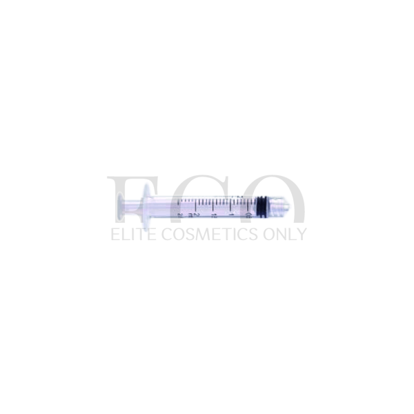 Шприц трикомпонентний одноразовий Luer-Lock з голкою, 2 мл