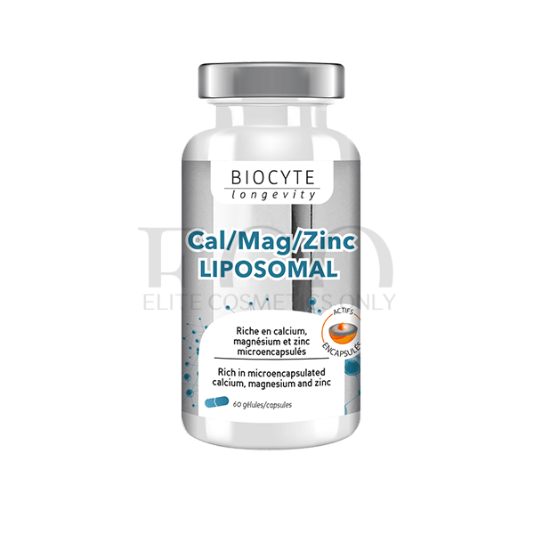 Комплекс кальцію, магнію та цинку Biocyte Cal/Mag/Zinc Liposomal, 60 капсул