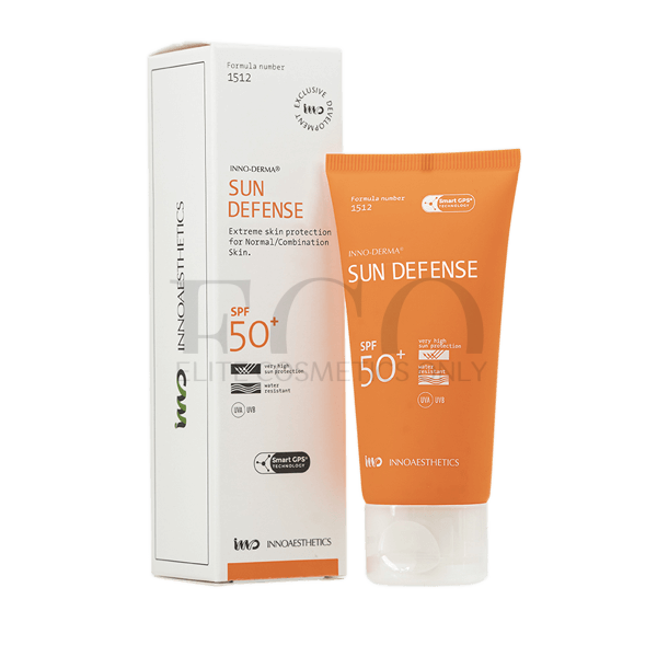 Sunscreen for normal to dry skin Innoaesthetics SUN DEFENSE SPF 50, 60 ml