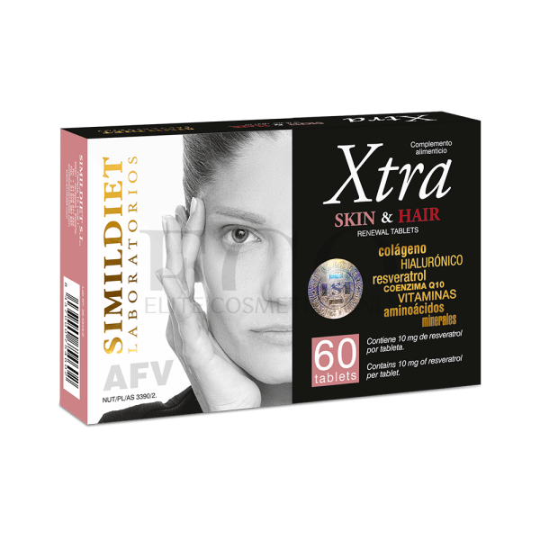 Дієтична добавка на основі морського гідролізованого колагену Simildiet Xtra Skin & Hair, 60 ккапсул