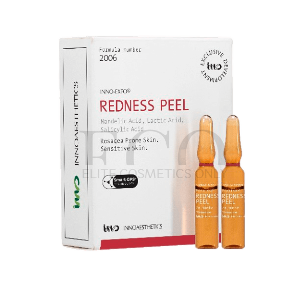 Peeling for sensitive skin with couperose and rosacea Innoaesthetics REDNESS PEEL, 2 ml