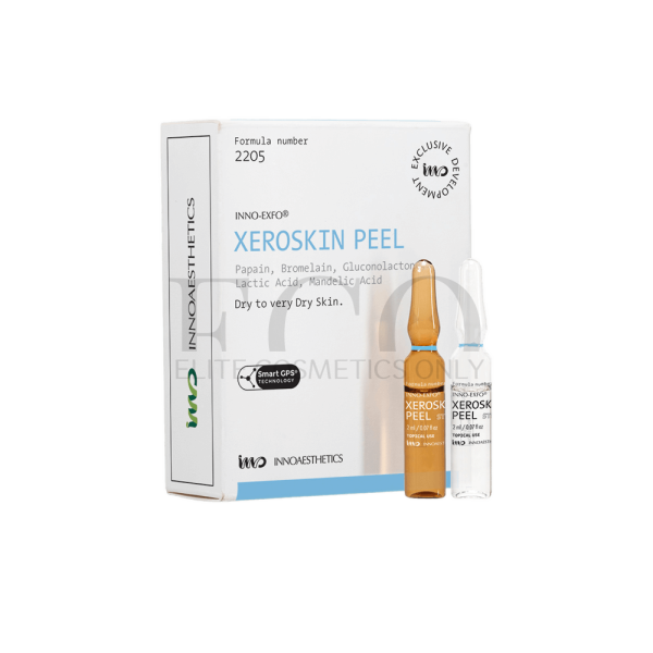 Пілінг з ензимами та кислотами для сухої шкіри Innoaesthetics XEROSKIN PEEL, 8 х 2 мл