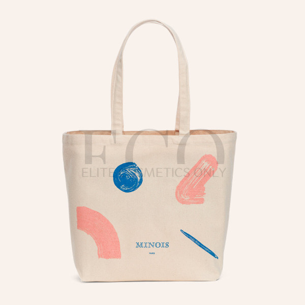 Minois Paris Organic Cotton Tote Bag, 47x35x15 cm