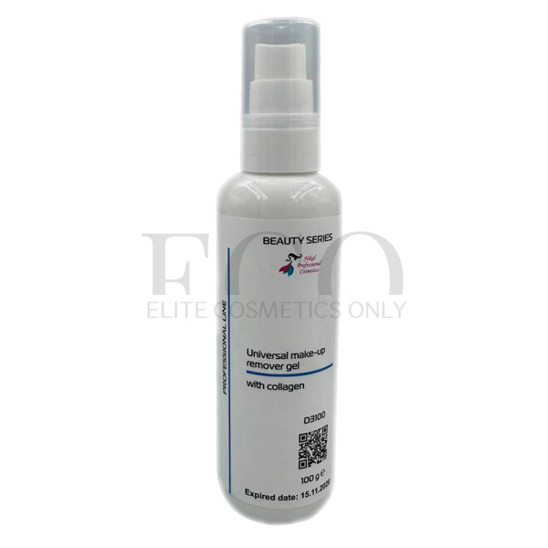 Universal makeup remover gel with collagen 100 g
