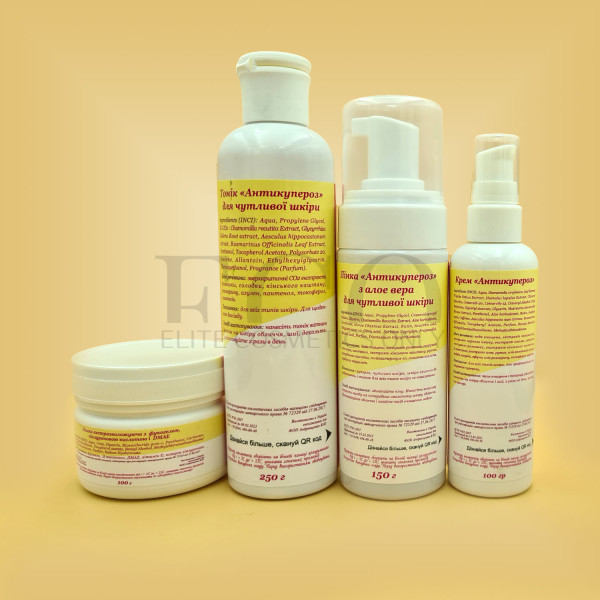 Sensitive skin care kit with signs of rosacea Nikol Professional Cosmetics Premium Maxi, 1 pack
