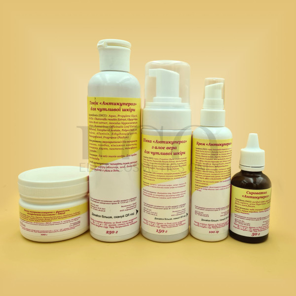 Sensitive skin care kit with signs of rosacea Nikol Professional Cosmetics Elite Maxi, 1 pack