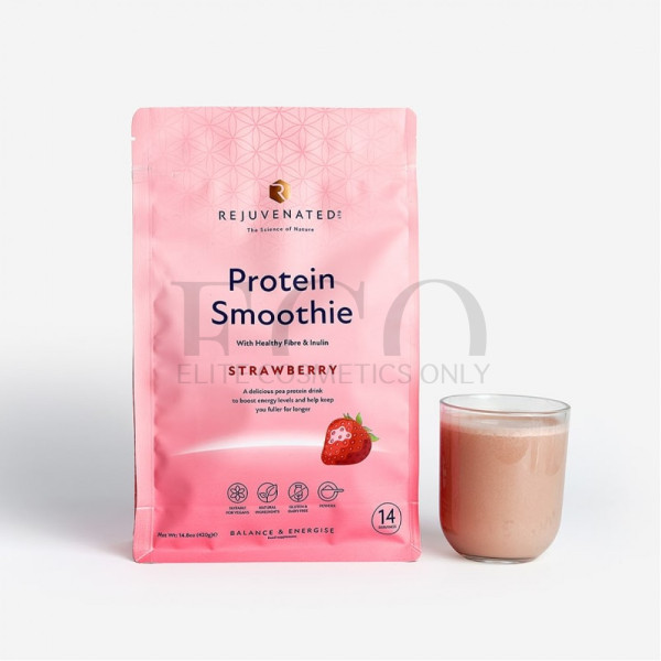 Rejuvenated Protein Smoothie Strawberry - Protein Smoothie with strawberry flavor, 14 servings