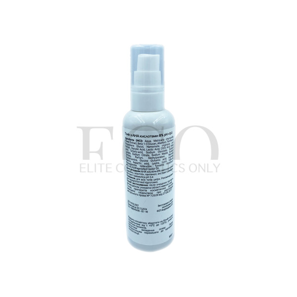 Tonic with AHA acids 8% pH 3.4 100 g