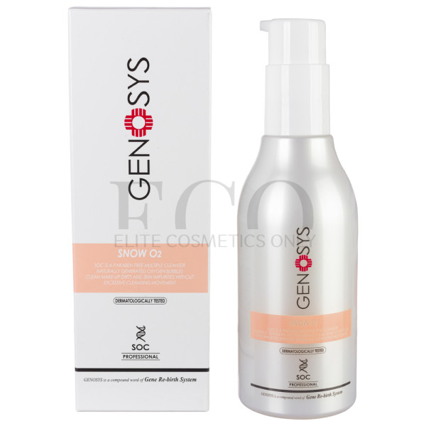  Кисневий очищувач для шкіри обличчя GENOSYS Snow O2 Cleanser, 180 мл
