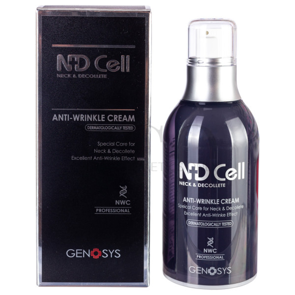 Крем против морщин для области шеи и декольте GENOSYS ND Cell Anti-Wrinkle Cream, 50 мл