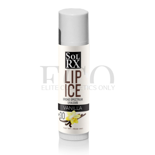 Сонцезахисний бальзам для губ SolRx Lip Ice SPF 30 Vanilla, 4 г