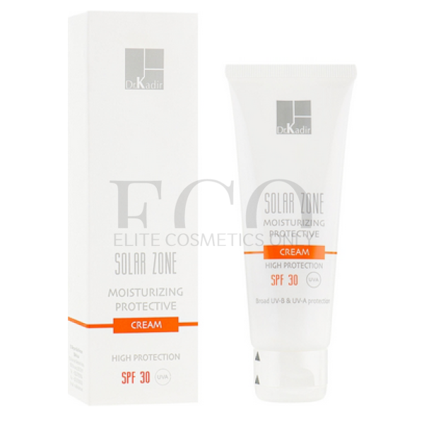 Sunscreen Moisturizer SPF 30 Dr. Kadir Solar Zone Moisturizing Protective Cream SPF 30+, 75 ml