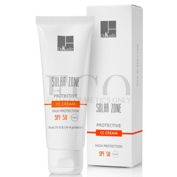 Sun protection with Dr. Kadir Solar Zone Protective CC Cream SPF 50+, 75 ml