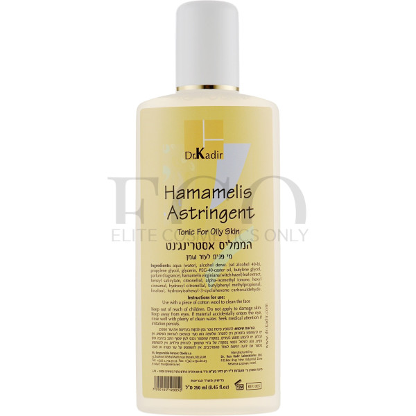 Тонік для обличчя з гамамелісом для жирної шкіри Dr. Kadir Astringent-Hamamelis Tonic For Oily Skin, 250 мл