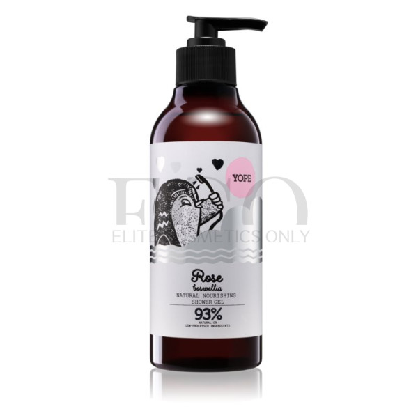 Поживний гель для душу Троянда і Босвеллия YOPE Shower Gel Rose  Boswellia, 400 мл