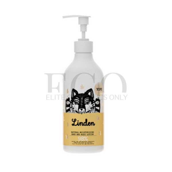 Натуральний зволожуючий лосьйон для рук і тіла Липовий цвіт YOPE Natural Moisturising Hand and Body Lotion Linden, 300 мл