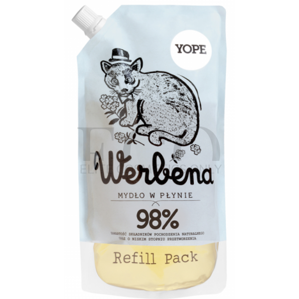 YOPE REFILL Natural Hand Wash Liquid Soap Verbena, 500 ml