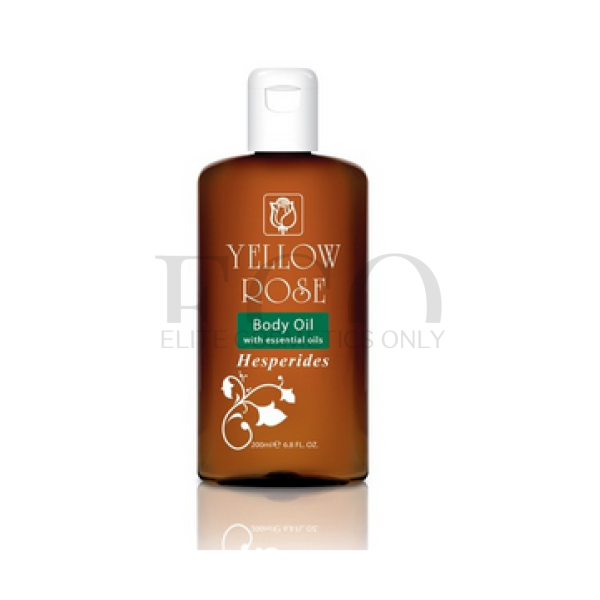 Масажна олія з цитрусовими ефірними оліями Yellow Rose Body massage oil with hesperides, 200 мл 