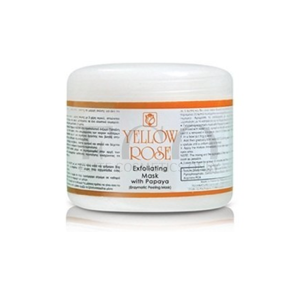 Альгінатна очищувальна та відлущуюча маска Yellow Rose Exfoliating Mask With Papaya, 25 г