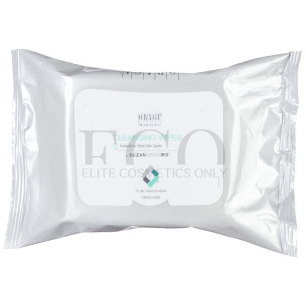 Очищувальні серветки для жирної проблемної шкіри OBAGI MEDICAL Suzan Obagi Acne Cleansing Wipes, 25 штук
